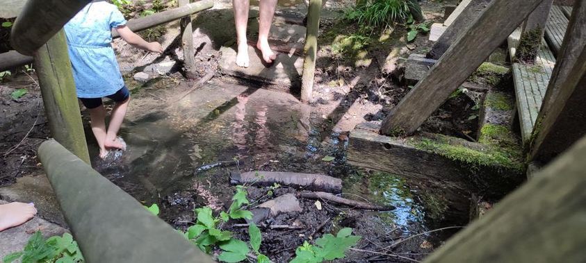 Barfußpfad in Havixbeck bei Tillbeck