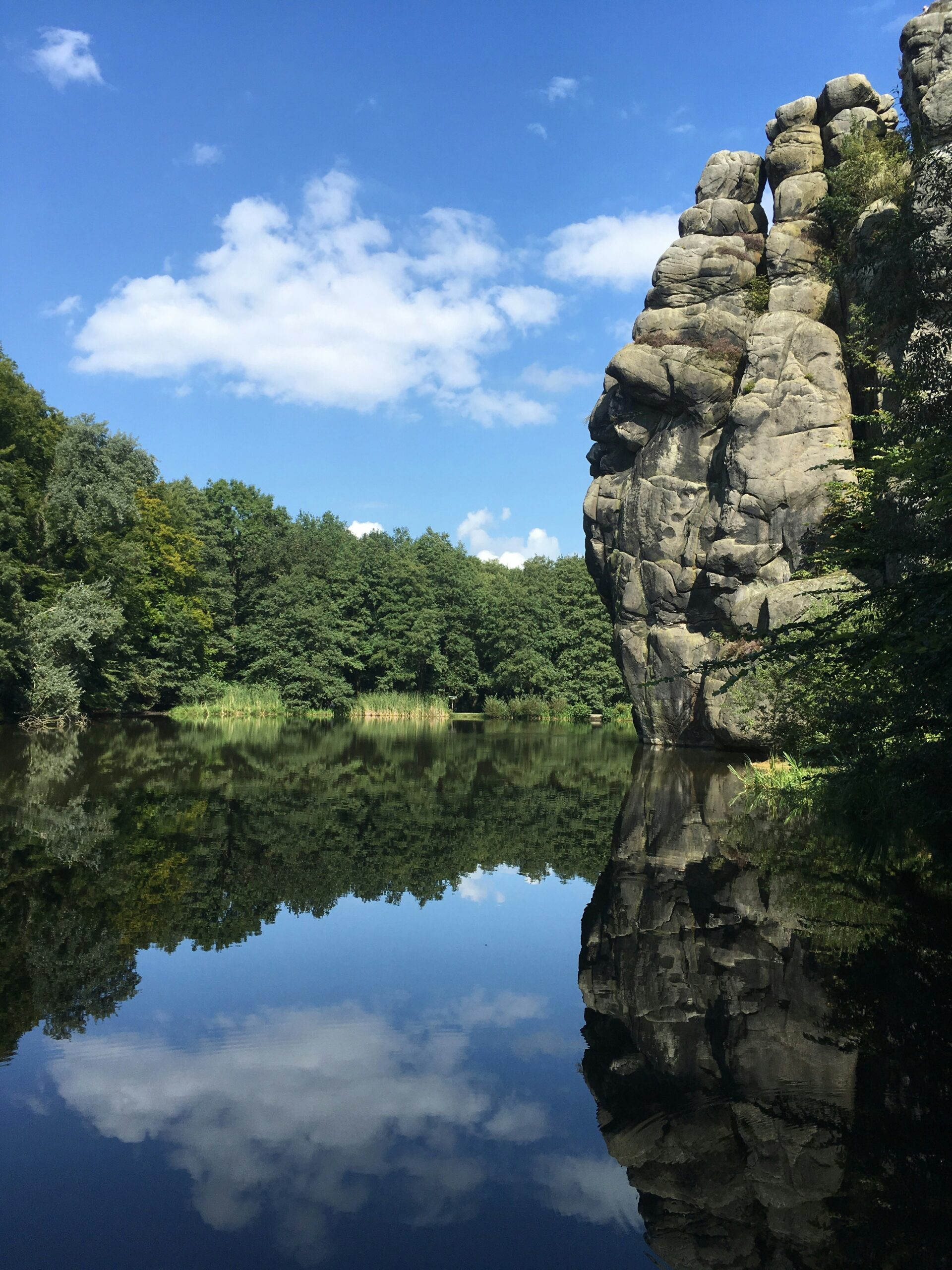 Externsteine in Horn-Bad Meinberg im Teutoburger Wald, eine Sehenswürdigkeit