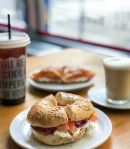 Wo gibt es die leckersten Bagel in Münster? Bagel und Kaffee