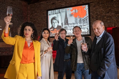 Erleben Sie die Open-Air-Premiere des neuen Wilsberg-Krimis „Blut geleckt“ am 1. September am Aasee in Münster – ein spannendes Event für den guten Zweck.