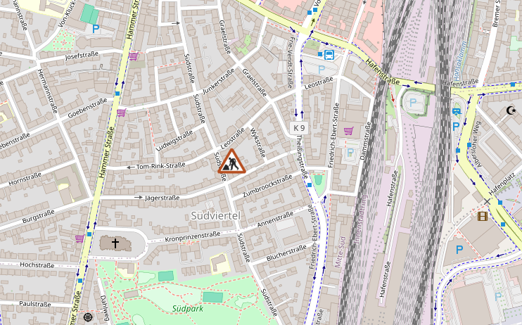 Die Baustelle Südstraße in Münster unterstützt den Ausbau klimafreundlicher Fernwärme und erneuert Leitungen für eine sichere Versorgung.
