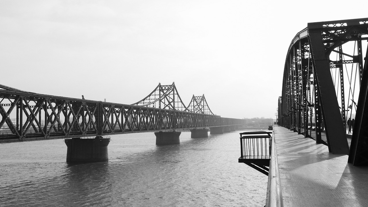 Brücke zwischen China und Nordkorea