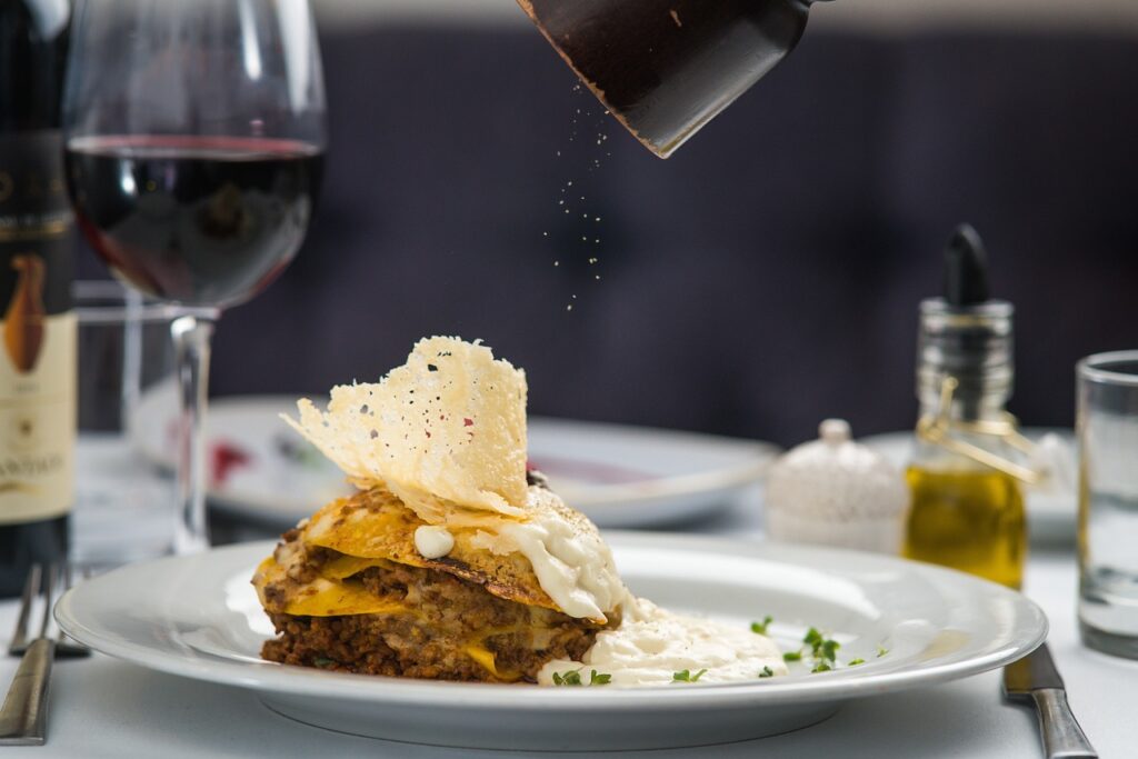 Lasagne, Restaurants im Kreuzviertel