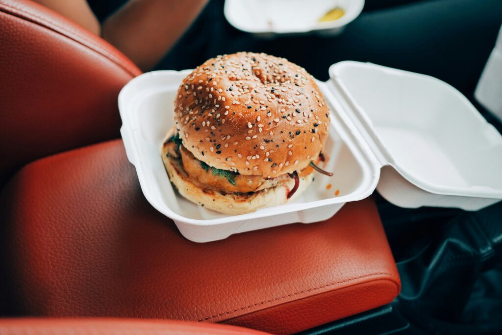 Burger im Auto: Essen zum Mitnehmen Münster