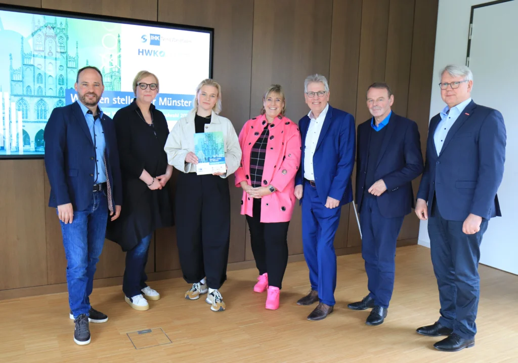 "Weichen stellen für Münster" – unter diesem Motto haben wirtschaftliche Institutionen ein Forderungspapier zur Kommunalwahl 2025 vorgelegt.