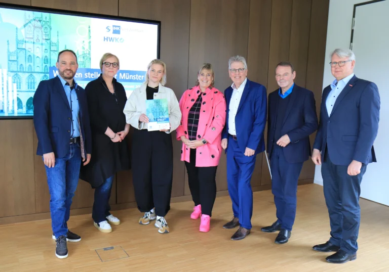 "Weichen stellen für Münster" – unter diesem Motto haben wirtschaftliche Institutionen ein Forderungspapier zur Kommunalwahl 2025 vorgelegt.