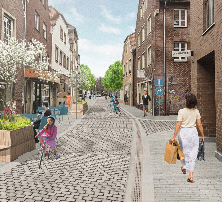 Im Martiniviertel Münster beginnt 2025 eine umfangreiche Umgestaltung. Geplant sind neue Grünflächen, bessere Infrastruktur und mehr Aufenthaltsqualität.