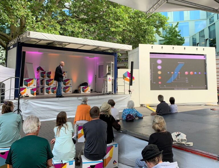 Das Wissenschaftsfestival SchlauRaum bringt vom 5. bis 11. Juli Wissenschaft direkt in Münsters Innenstadt – kostenlos, interaktiv und gesundheitsorientiert.