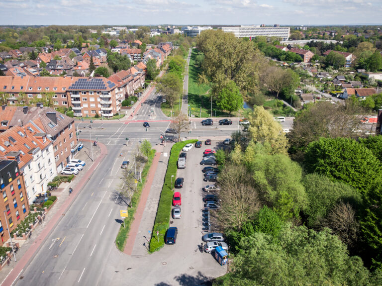 Münster plant ein Regenwasserpumpwerk im Kreuzviertel, um die Stadt besser vor Starkregen und Überflutungen zu schützen.
