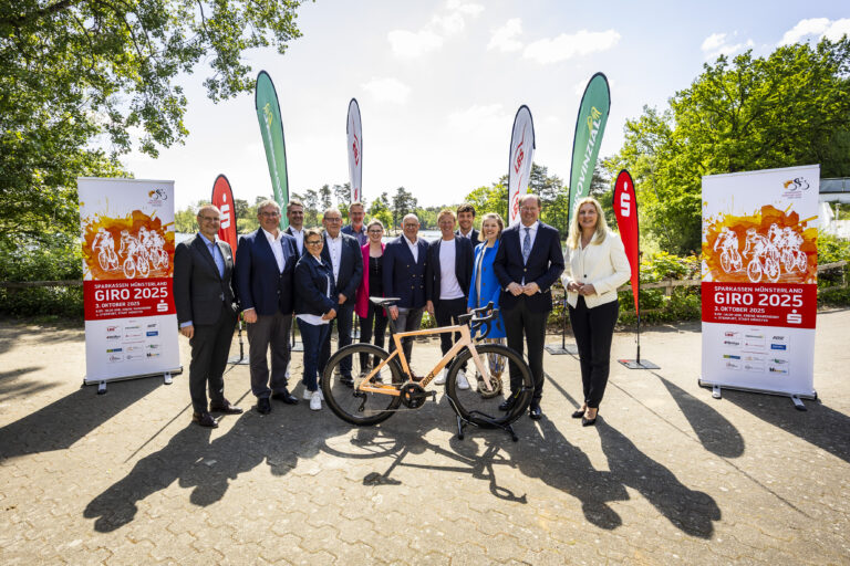 09.05.25, Münster , Best Western Premier Seehotel Krautkrämer, Pressekonferenz Sparkassen Münsterland Giro Der Sparkassen Münsterland Giro 2025 bringt Radsportprofis und Hobbysportler zusammen – mit neuen Strecken, Zuschaueraktionen und dem LeezenCup.