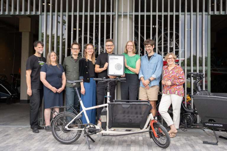 Der Grüne Weiler in Münster erhält als erstes Projekt bundesweit die Platin-Zertifizierung des Good Mobility Council.
