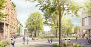 Der Siegerentwurf für ein neues Stadtquartier an der Steinfurter Straße steht fest: Geplant sind rund 3.000 Wohnungen und Arbeitsplätze.