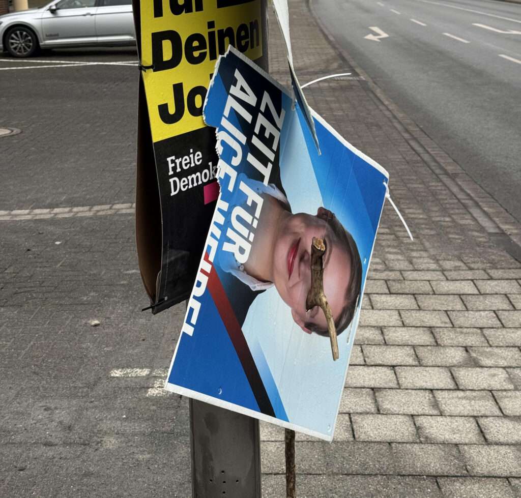 Die Website busters.ms zur Kommunalwahl 2025 dokumentiert AfD-Plakate in Münster – und polarisiert mit Tonfall und Haltung zur Zerstörung.