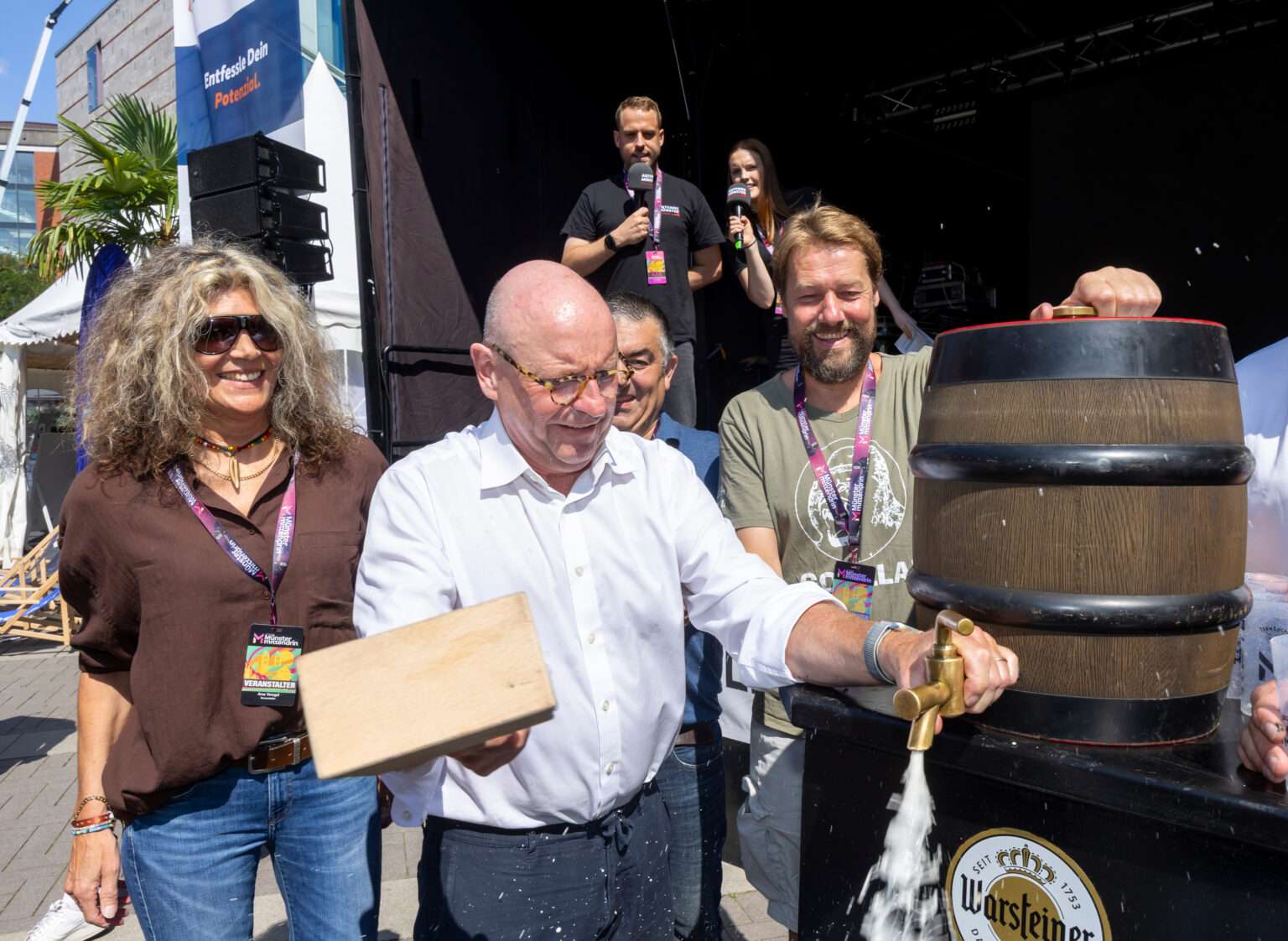 Münster mittendrin 2025 Stadtfest OB Markus Lewe eröffnet