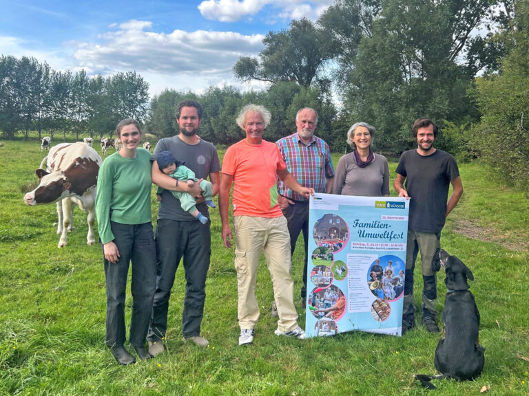 Familien-Umweltfest in Münster am 31. August 2025: Nachhaltigkeit erleben mit Info-Ständen, Kinderaktionen, regionalen Produkten und Kulturprogramm. Eintritt frei.