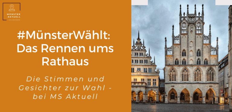 Mit unserer Reihe #MünsterWählt begleiten wir die Wahl umfassend, transparent und journalistisch unabhängig. Auf Münster Aktuell findest du alle Interviews, Porträts, Themendossiers, Nachrichten und Analysen zur Wahl – gesammelt, vergleichbar und verständlich aufbereitet.