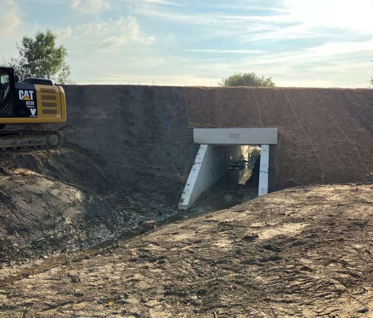 Rüschhausweg in Münster: Brücke über die Hunnebecke früher fertiggestellt