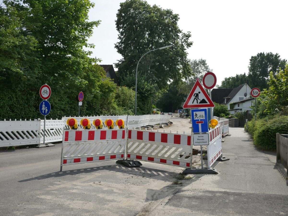 Sentruper Straße Münster wird in zwei Abschnitten saniert, Vollsperrung ab Montag