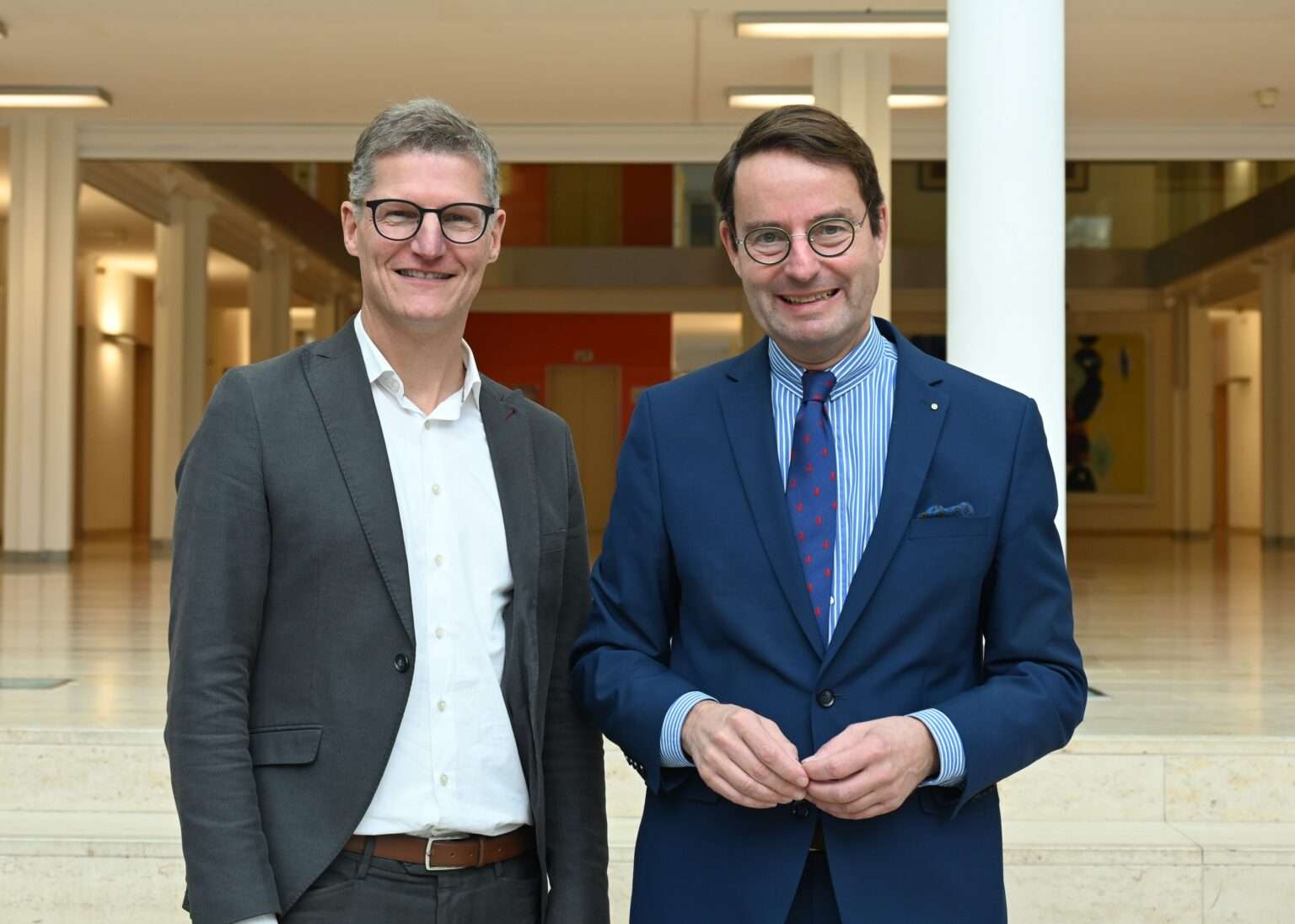 Tilman Fuchs und weitere Bürgermeisterinnen und Bürgermeister von Regierungspräsident Bothe empfangen