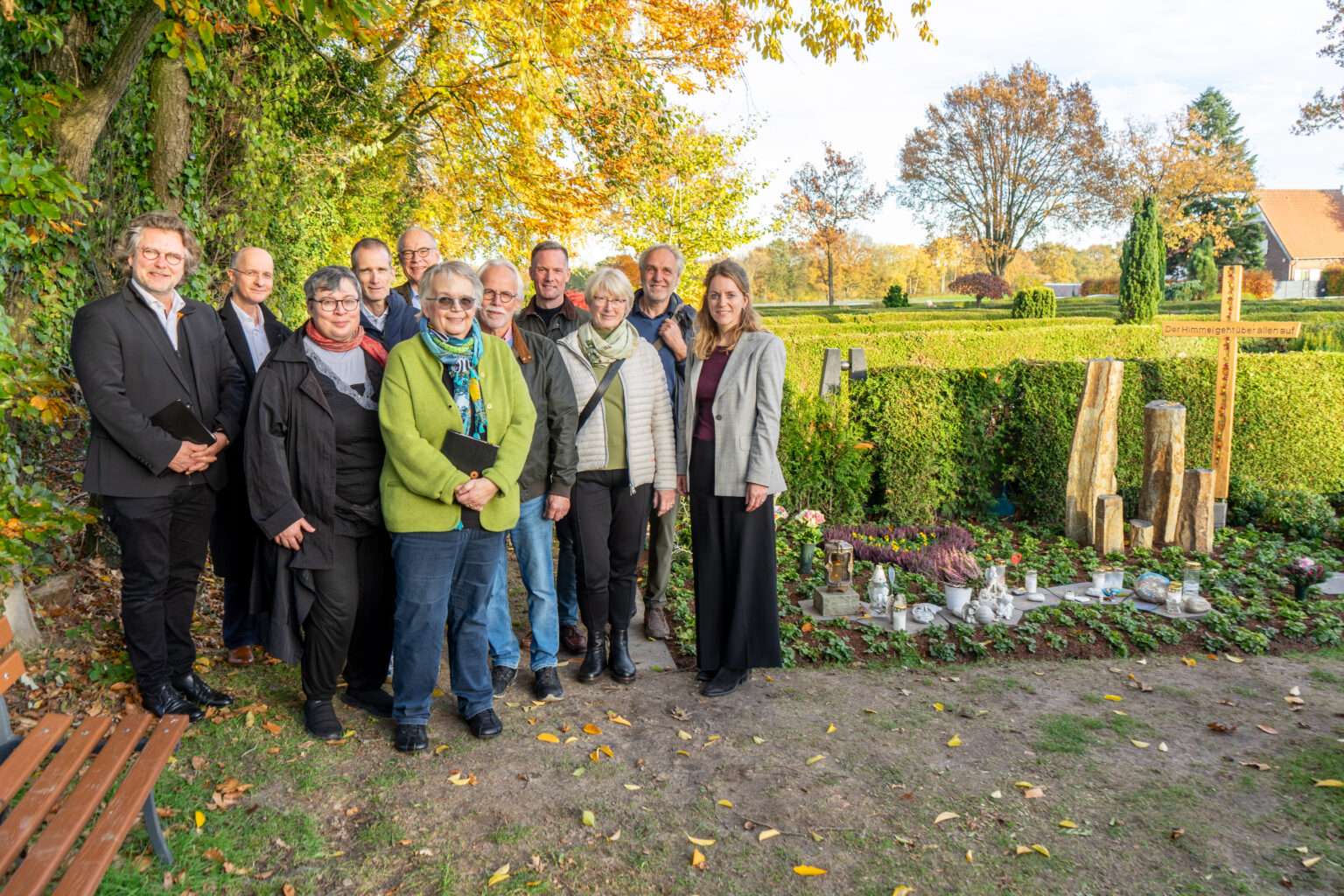 Sternenkinder-Grabstätte in Münster-Mecklenbeck neu gestaltet