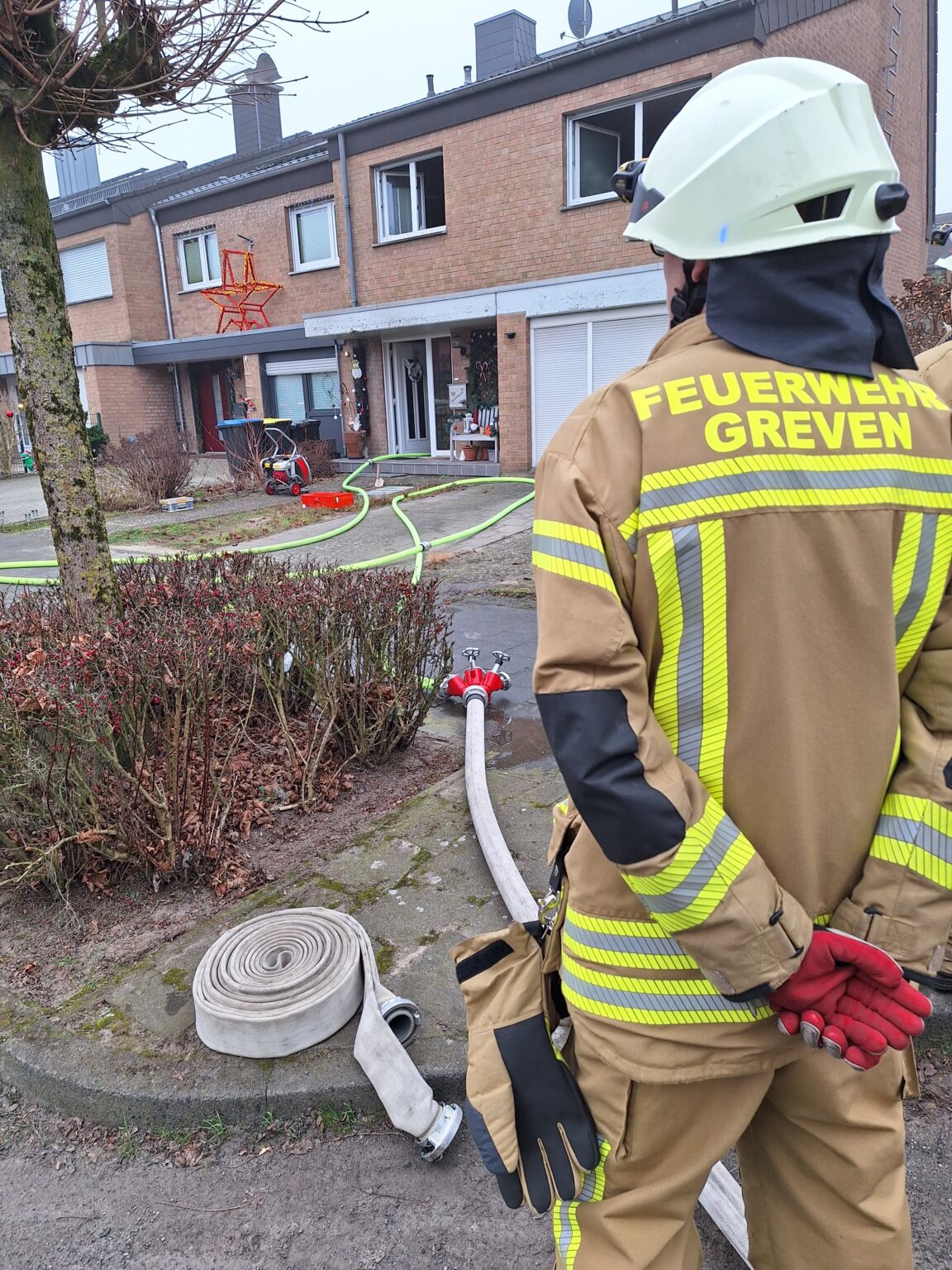 Wohnhaus nach Brand in Greven-Reckenfeld nicht mehr bewohnbar