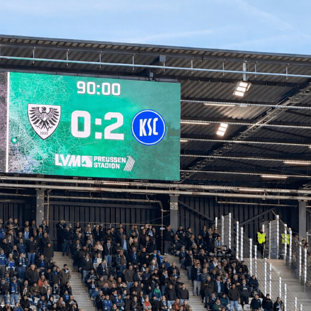 Preußen Münster verliert 0:2 gegen Karlsruhe nach VAR-Drama