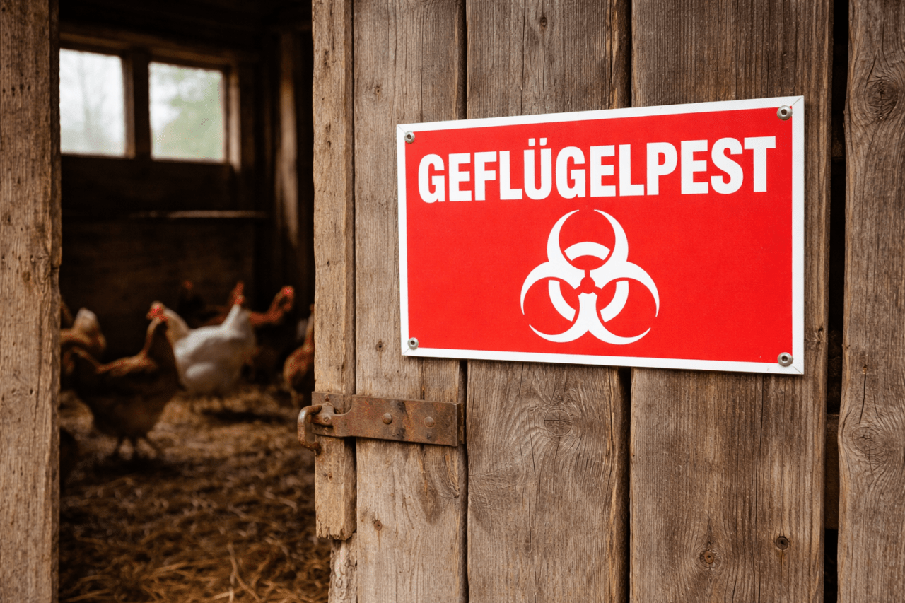 Geflügelpest in Münster bei Rieselfeldern nachgewiesen