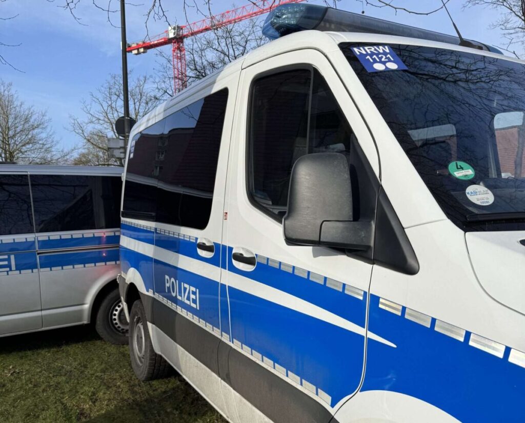 Polizeieinsätze nach Protestaktionen rund um das Klimacamp in Hamm