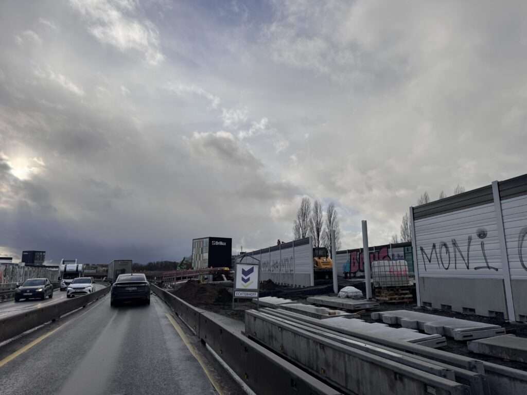 Eine neue Baustelle an der Spinne Münster sorgt ab dem 20. April für eine Sperrung der Auffahrt von der Weseler Straße auf die B51.