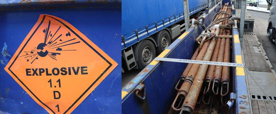 Explosionsfähige Ladung, maroder Lkw: Polizei greift auf der A30 bei Westerkappeln ein