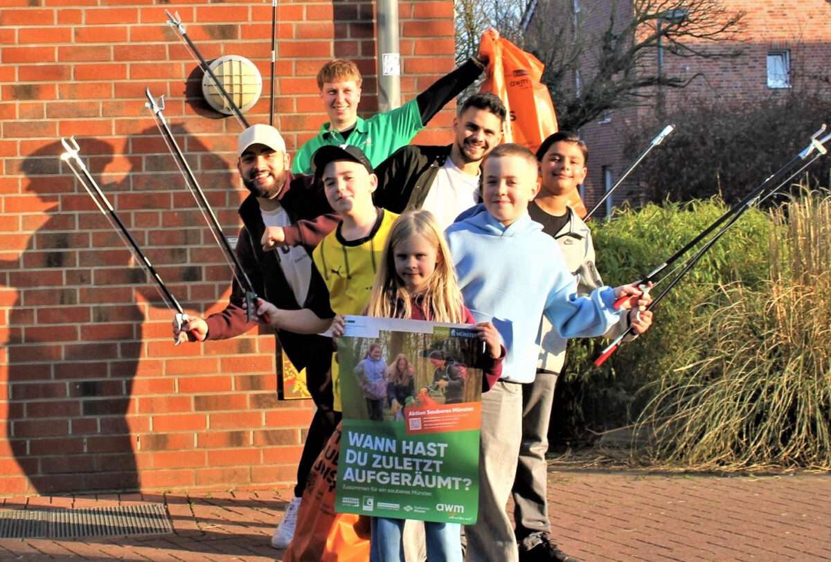 Aktionswoche „Sauberes Münster“: Tausende helfen beim Frühjahrsputz der Stadt