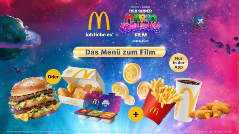 Neue McDonald's-Aktion bringt Super Mario in deutsche Restaurants
