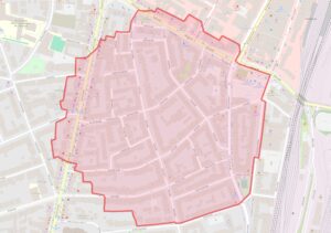 Blindgängerverdacht an der Junkerstraße in Münster: Am 15. April wird der Verdachtspunkt untersucht.