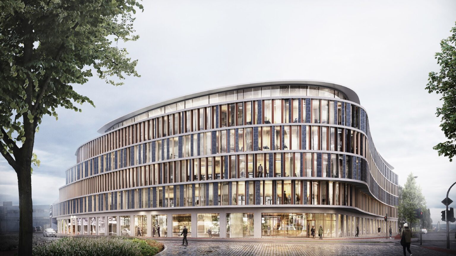 In Münster hat der Hochbau für das neue Stadthaus 4 am Albersloher Weg begonnen.