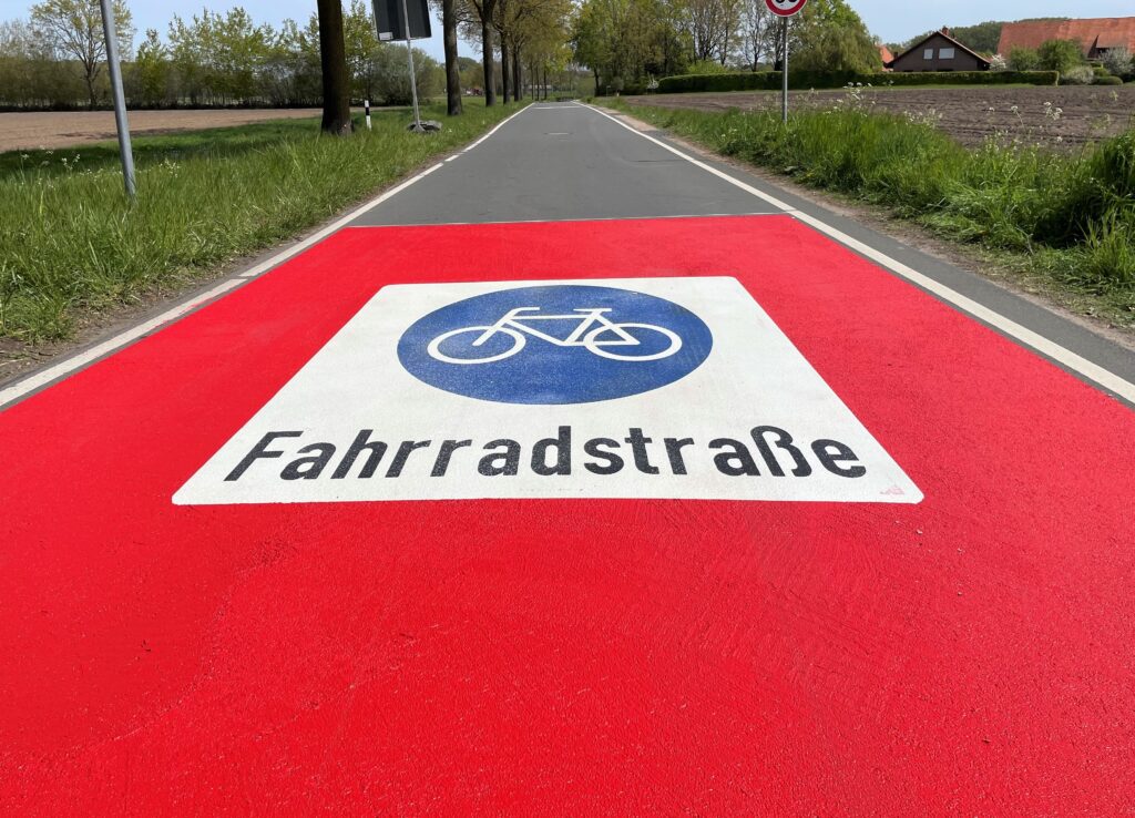 Die Kötterstraße in Handorf wird zur Fahrradstraße. Münster schließt damit eine Lücke auf der Veloroute Telgte-Münster.