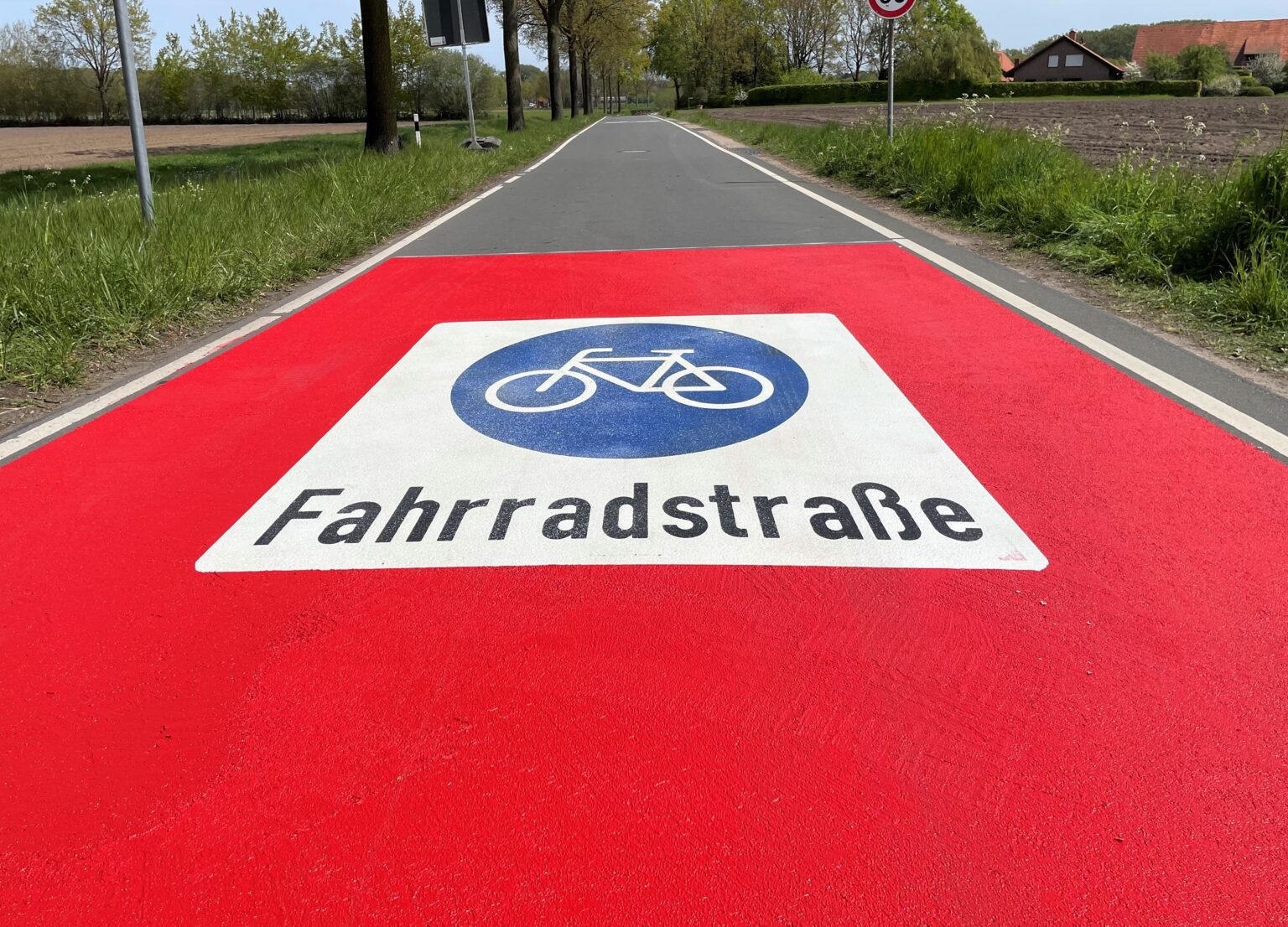 Die Kötterstraße in Handorf wird zur Fahrradstraße. Münster schließt damit eine Lücke auf der Veloroute Telgte-Münster.