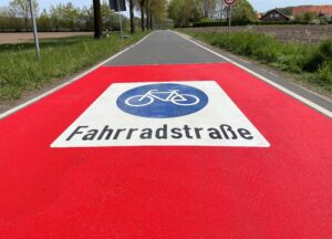 Die Kötterstraße in Handorf wird zur Fahrradstraße. Münster schließt damit eine Lücke auf der Veloroute Telgte-Münster.