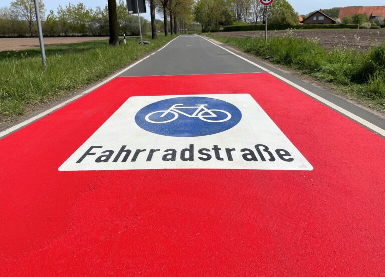 Die Kötterstraße in Handorf wird zur Fahrradstraße. Münster schließt damit eine Lücke auf der Veloroute Telgte-Münster.