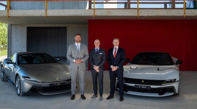 Ferrari Standort Münster nimmt Form an: Lueg Sportivo feiert Richtfest