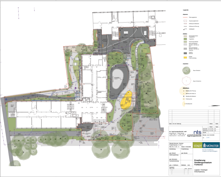 Neuer Schulhof am Schillergymnasium in Münster geplant