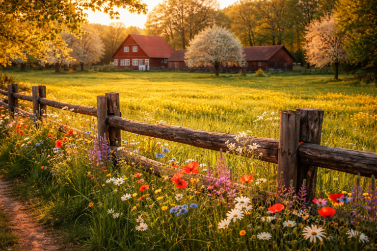 Bauer sucht Frau Osterspecial 2026 Symbolbild Bauernhof Frühlingswiese