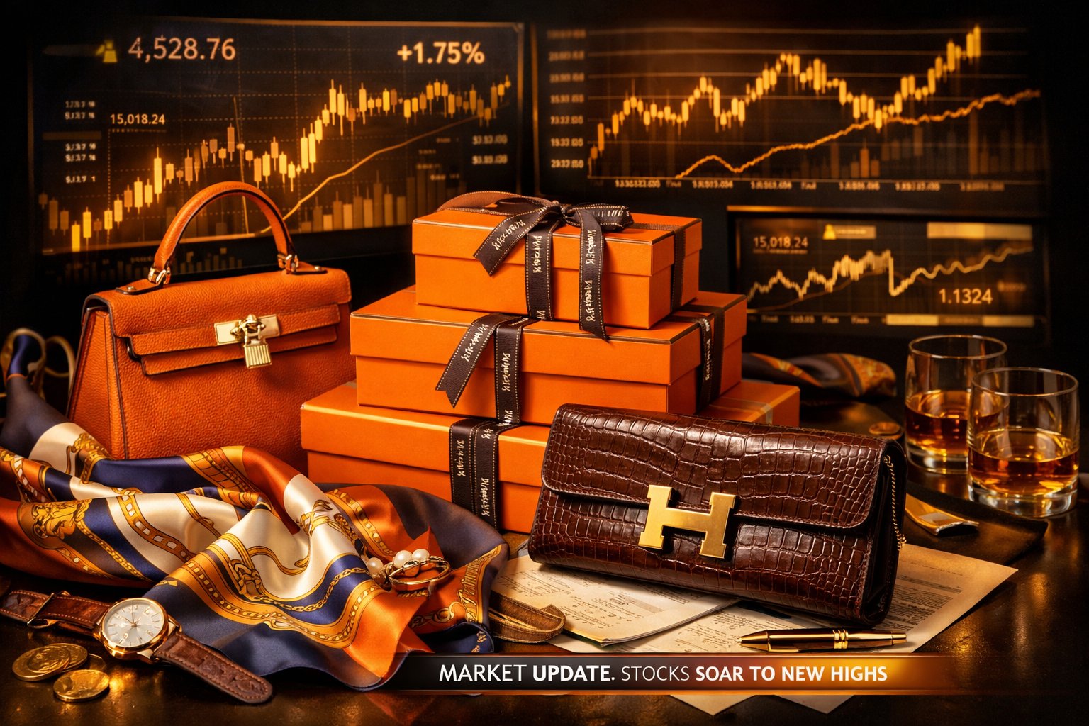 Hermès Aktie Luxus Mode Handtaschen Kursentwicklung