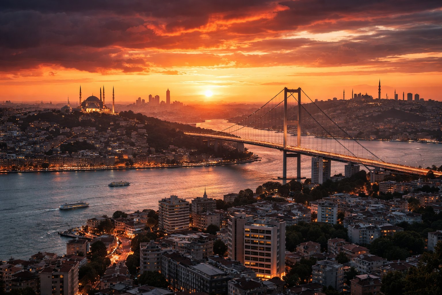 Istanbul Skyline Bosporus Brücke Türkei Nachrichten