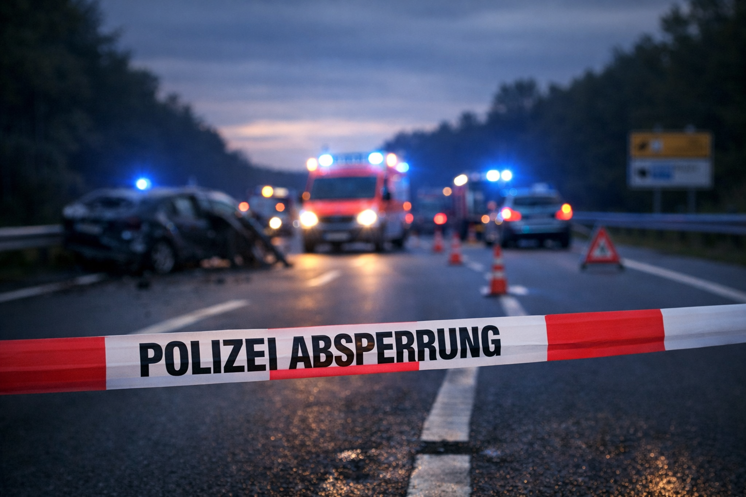 Haselünne Unfall B213 Symbolbild