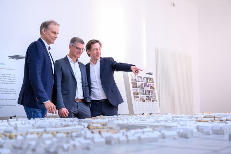 Die Jubiläumsausstellung zum Münster Modell zeigt die Innenstadt im Maßstab 1:500. Der Eintritt ist frei.