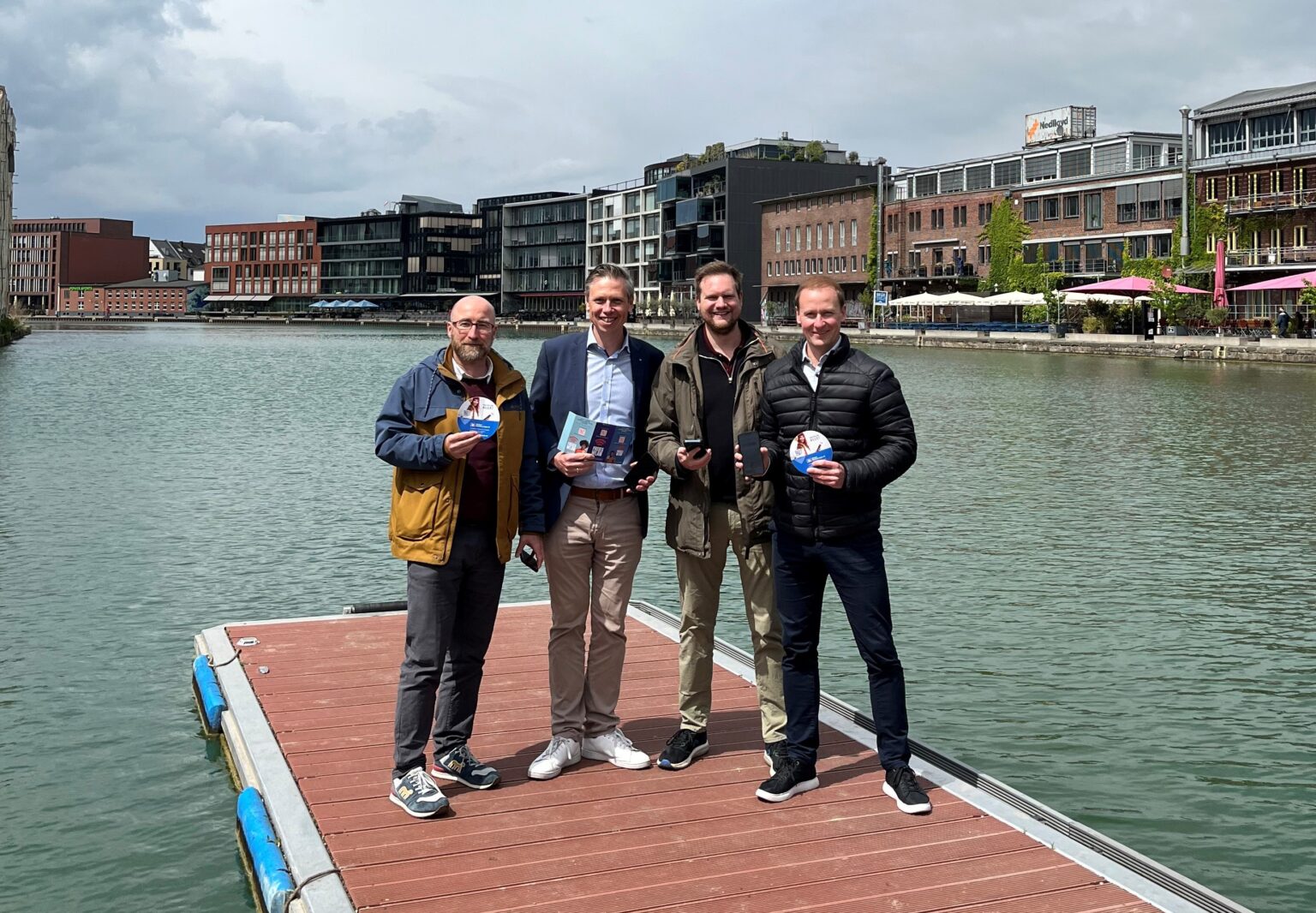 Das kostenlose WLAN am Hafen Münster wird erweitert und versorgt nun auch die B-Side.