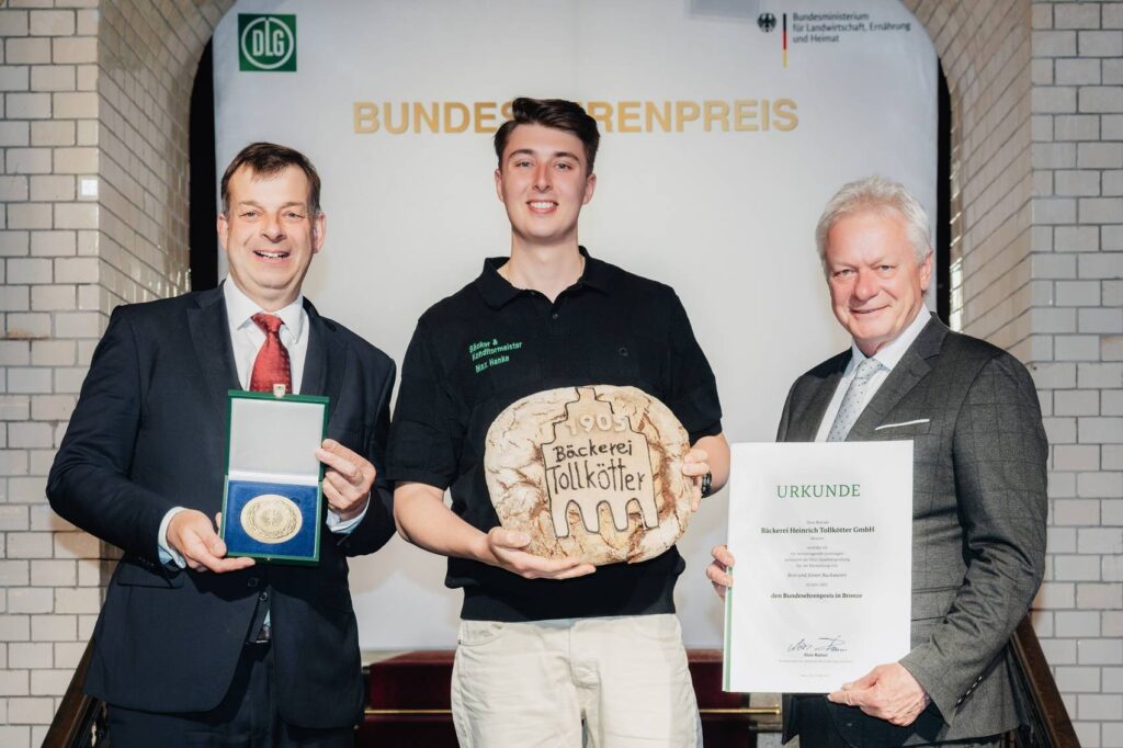Die Bäckerei Heinrich Tollkötter aus Münster ist in Berlin mit dem Bundesehrenpreis 2026 ausgezeichnet worden.