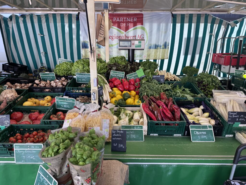 Hitze in Münster: Wochenmarkt endet am Mittwoch früher