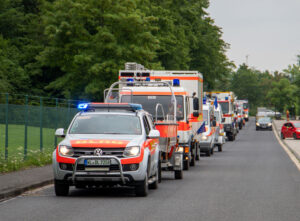 Über 500 DLRG-Kräfte trainieren in Coesfeld den Hochwasser-Ernstfall