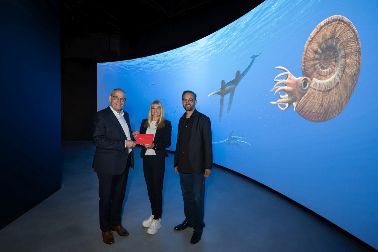 Das LWL-Museum Münster zeigt ab 10. Juli ein digitales Paläoaquarium mit Urzeit-Tieren in Lebensgröße.